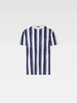 New Jacquemus Het Rayures T-shirt PrintRayureBlue