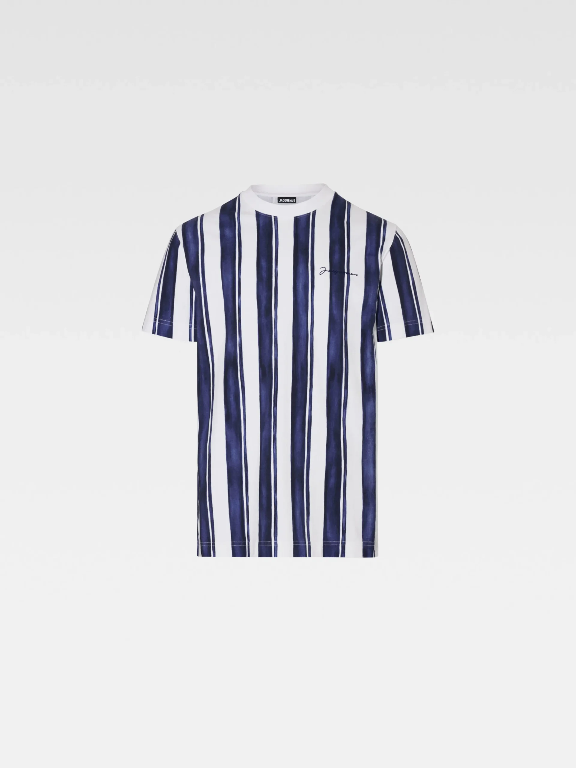 New Jacquemus Het Rayures T-shirt PrintRayureBlue