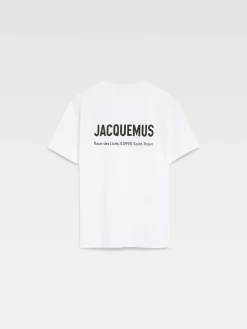 Fashion Jacquemus Het Saint Tropez Place des Lices T-shirt met adres SaintTropezLices