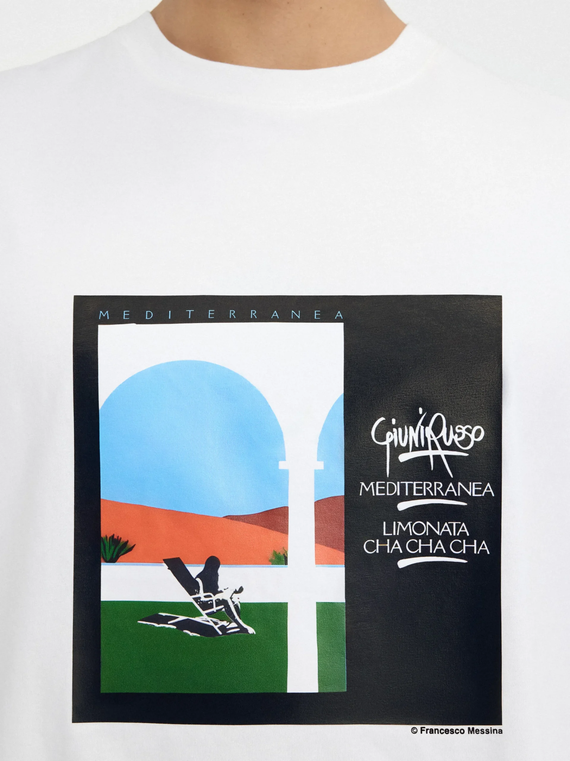Hot Jacquemus Het Scesa T-shirt MediterraneaPrint