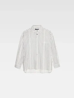 Outlet Jacquemus Het shirt met lange mouwen PrintBeigeStrip