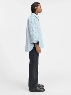 Clearance Jacquemus Het shirt met lange mouwen PrintBlueStripes