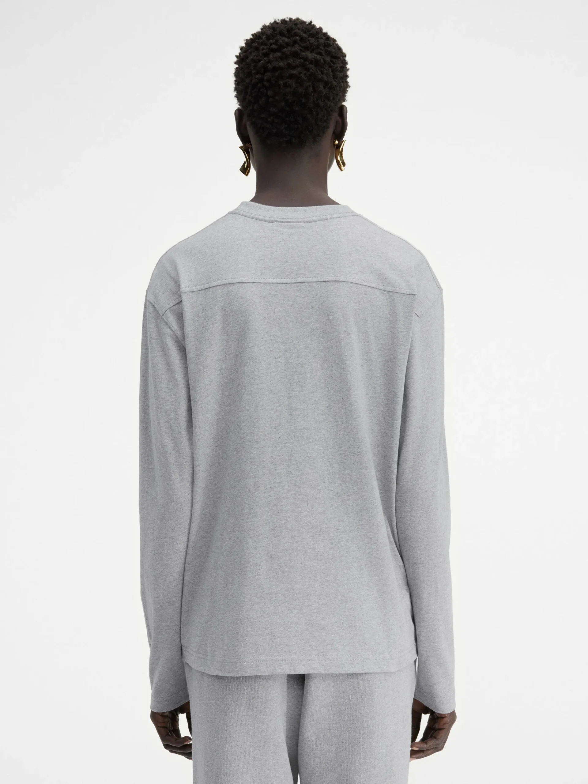 Outlet Jacquemus Het shirt met lange mouwen Grey