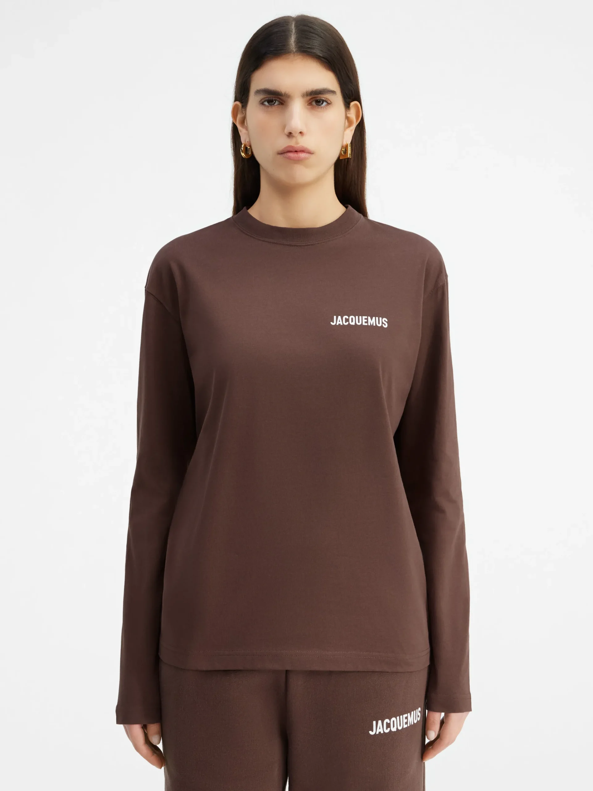 Fashion Jacquemus Het shirt met lange mouwen Brown