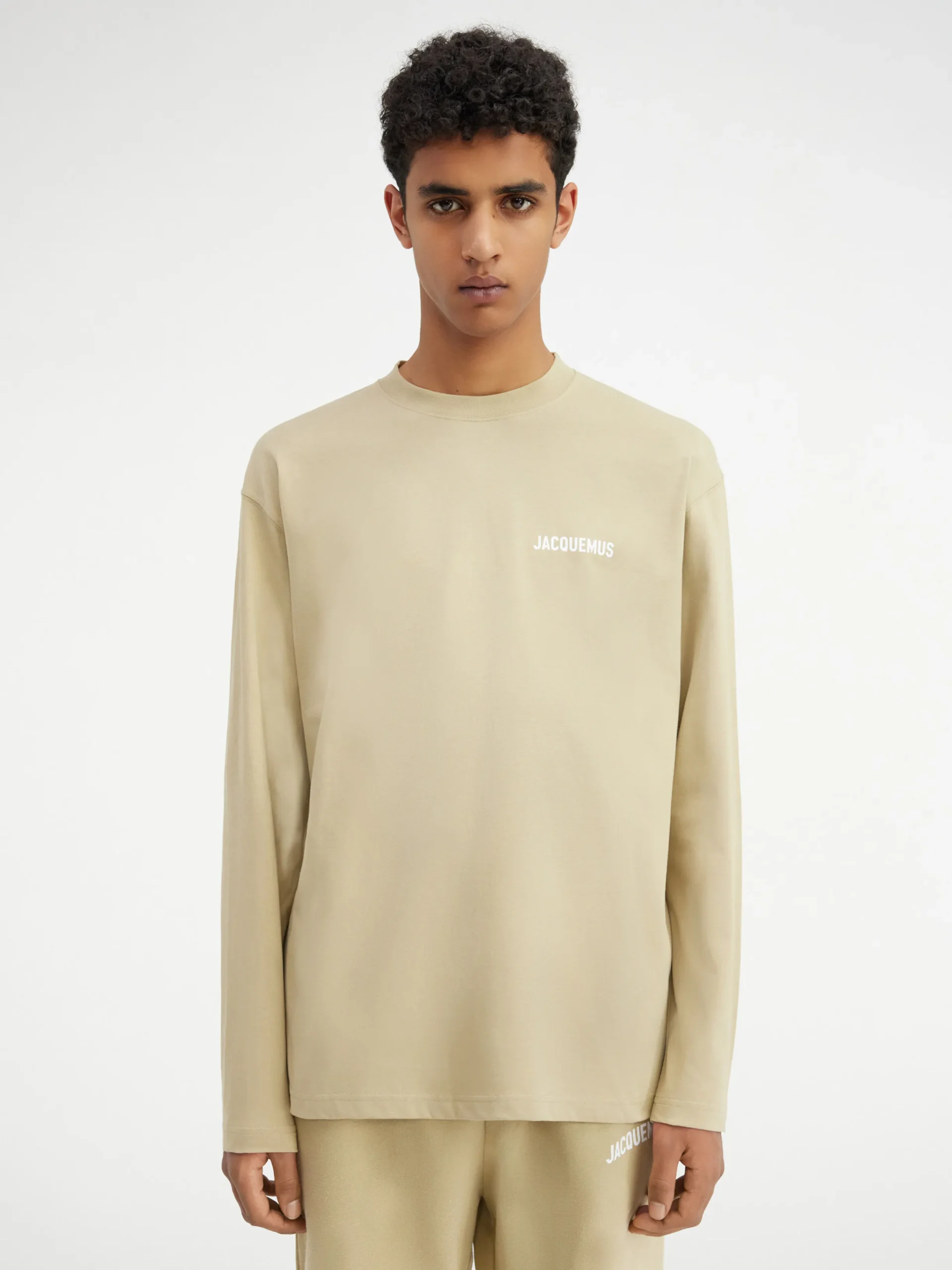 Outlet Jacquemus Het shirt met lange mouwen LightKhaki