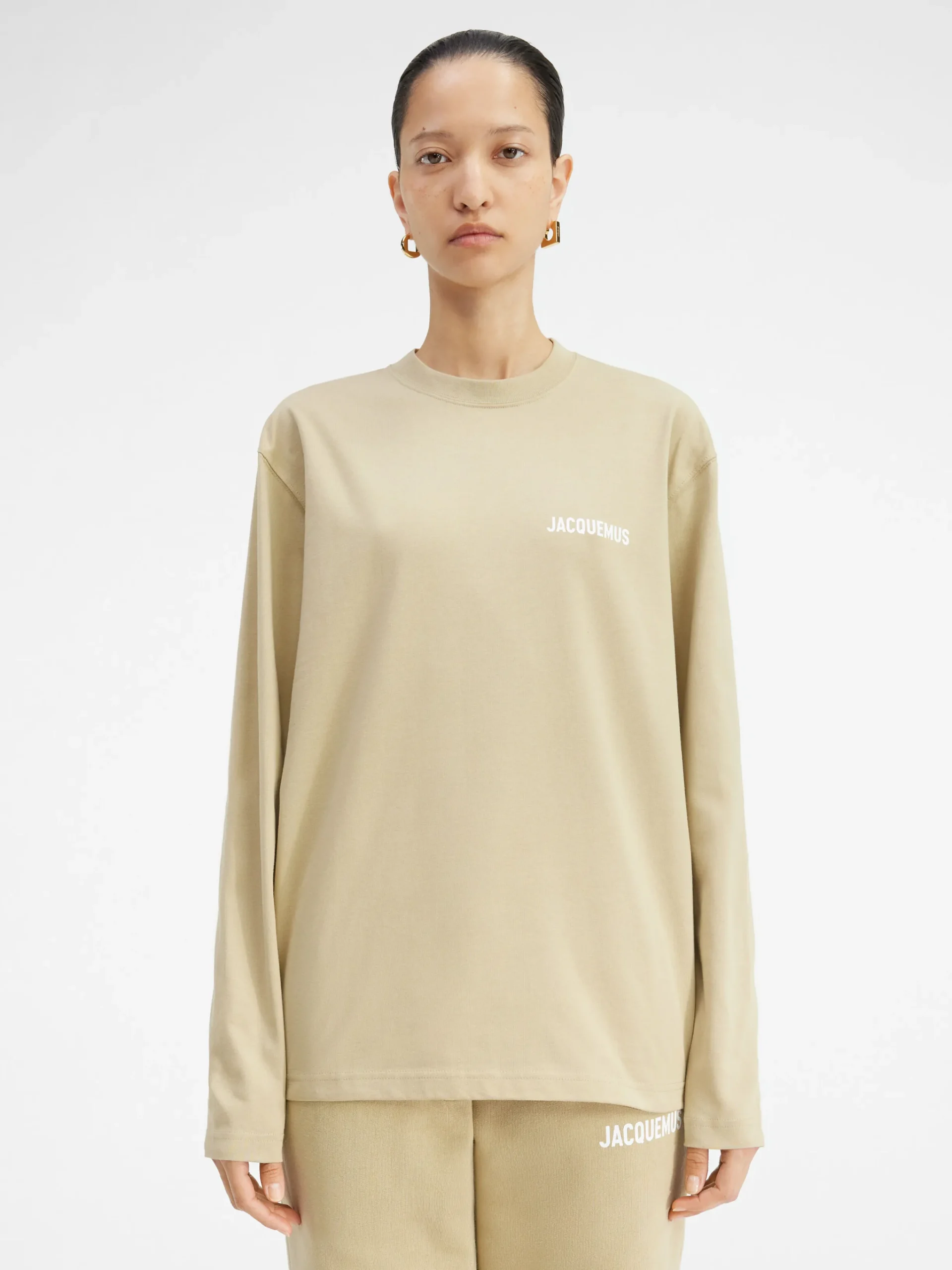 Outlet Jacquemus Het shirt met lange mouwen LightKhaki