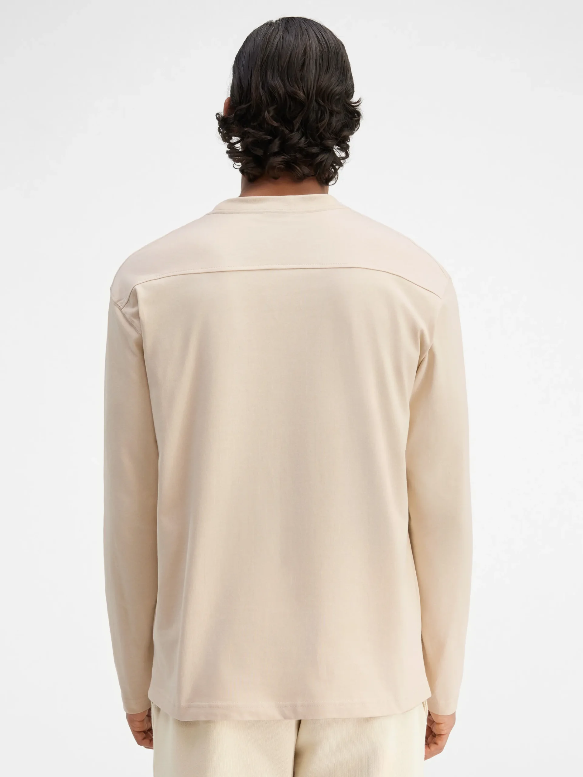 Online Jacquemus Het shirt met lange mouwen LightBeige