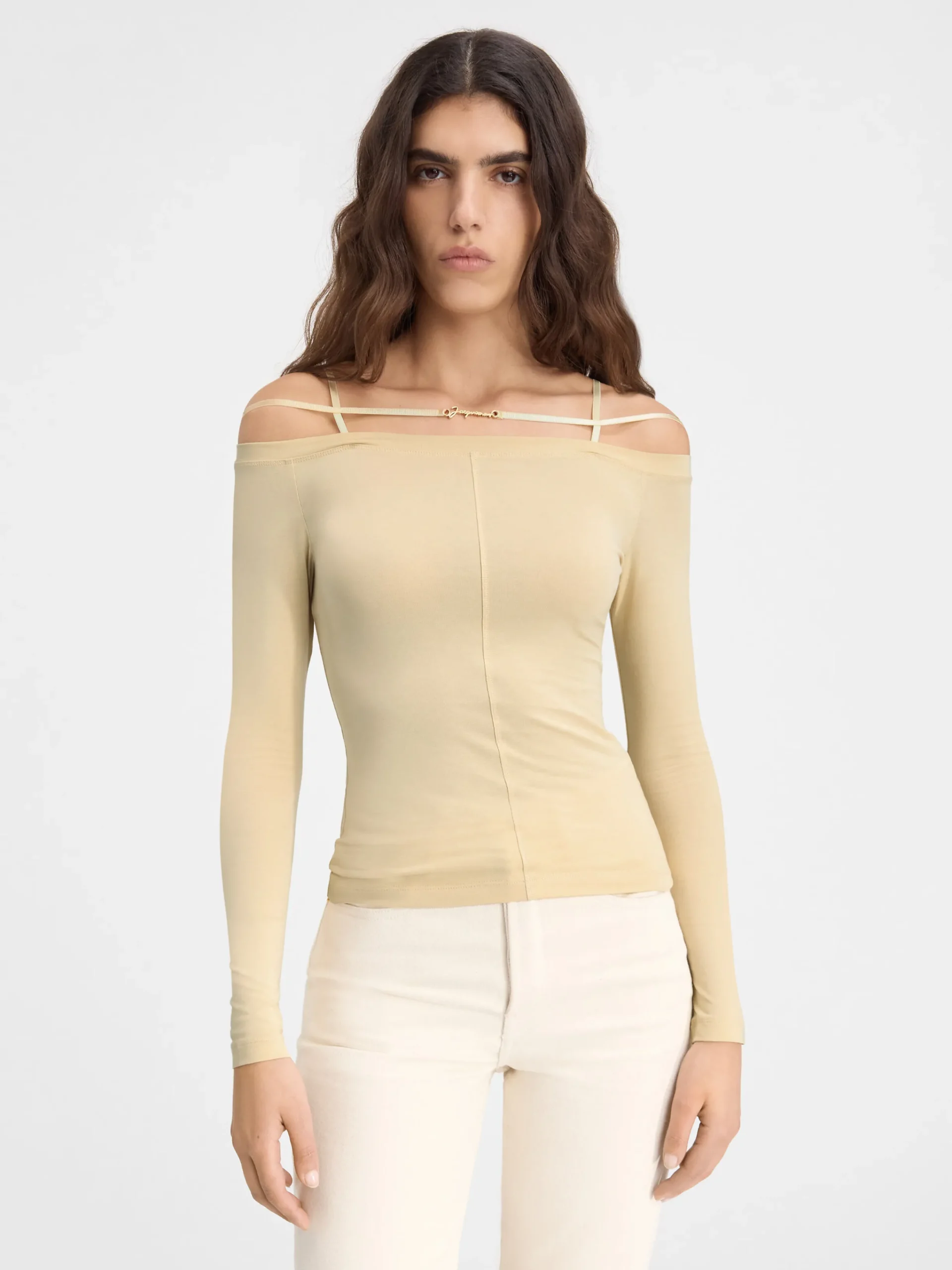 New Jacquemus Het Sierra T-shirt LightIvory
