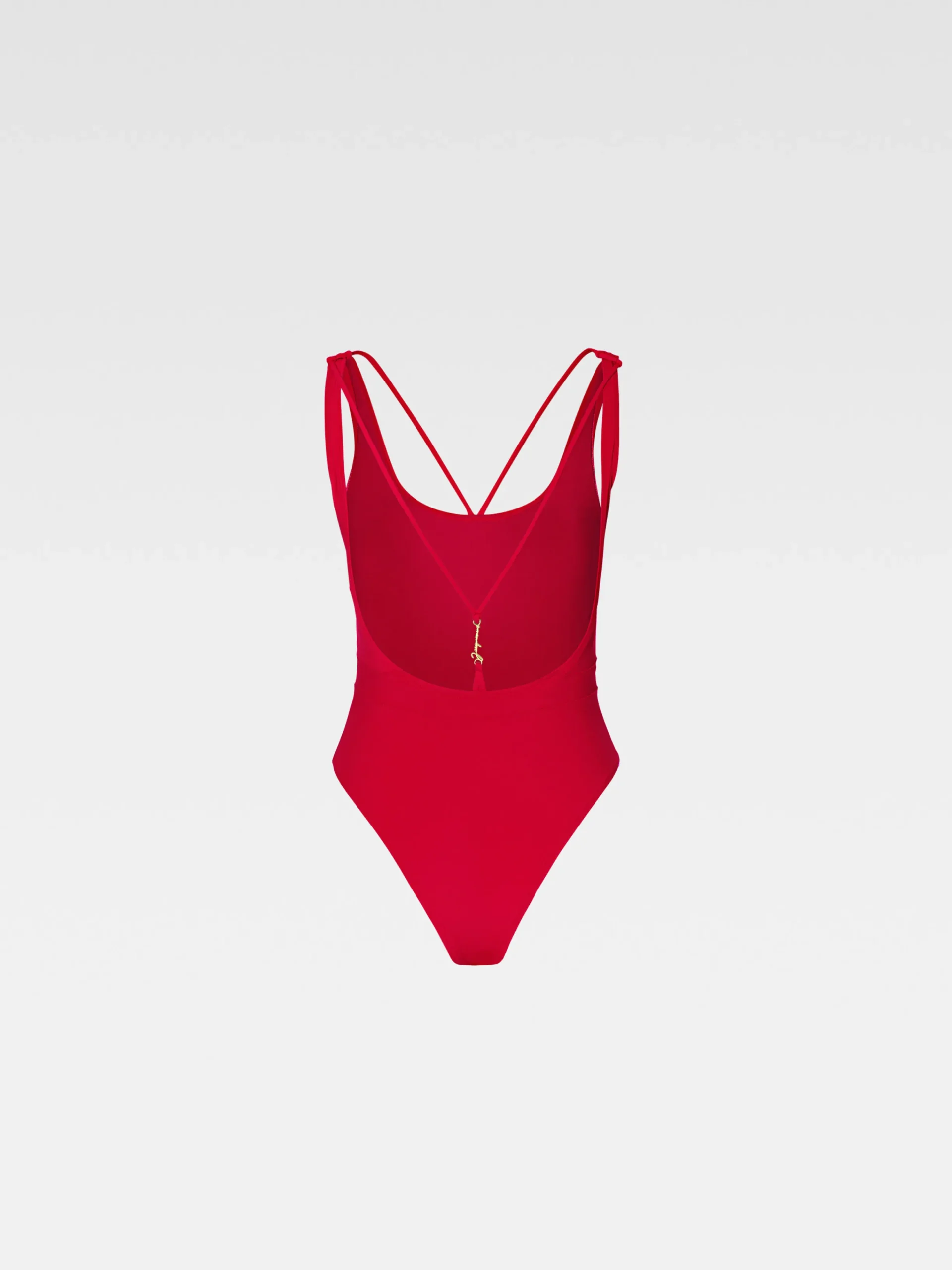 Clearance Jacquemus Het Signature badpak DarkRed