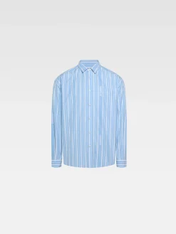 Discount Jacquemus Het Simon shirt JacquardBlue/White