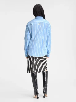 Online Jacquemus Het Simon shirt JacquardBlue/White