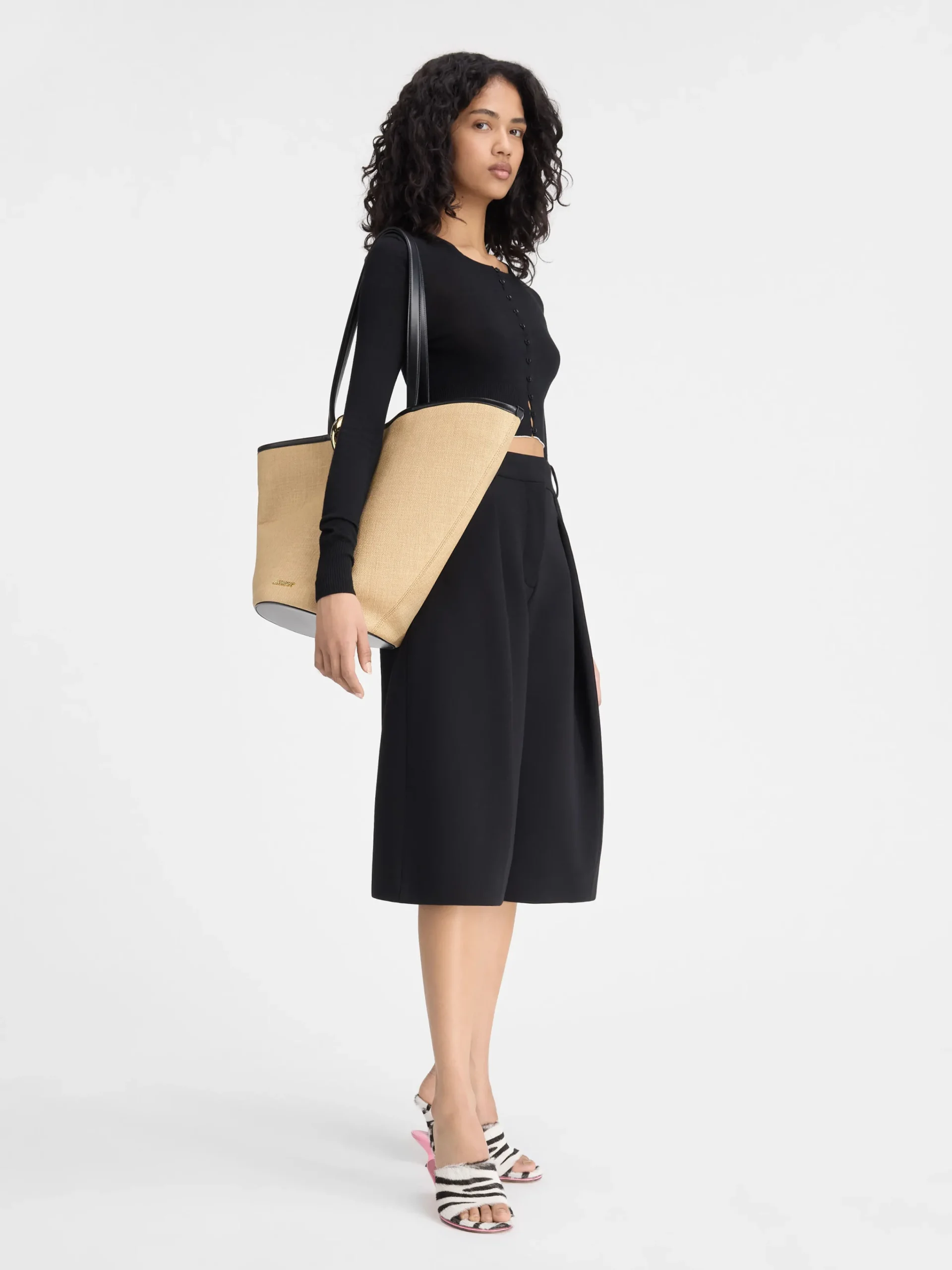 New Jacquemus Het Spiaggia vest Black