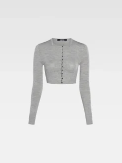 Best Jacquemus Het Spiaggia vest Grey