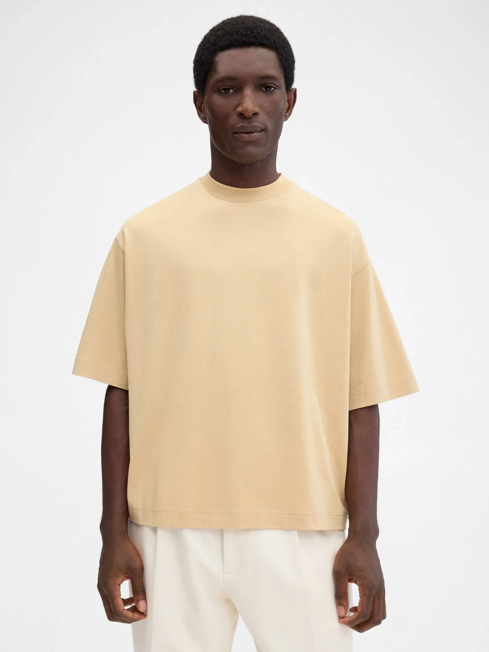 Hot Jacquemus Het Torsade-T-shirt Beige