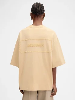 Hot Jacquemus Het Torsade-T-shirt Beige