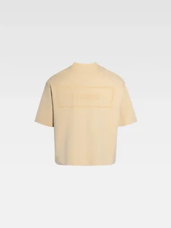 Hot Jacquemus Het Torsade-T-shirt Beige