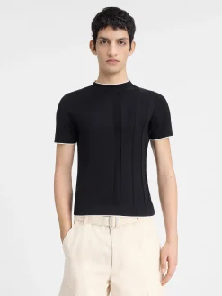 Best Jacquemus Het Tricot T-shirt Black