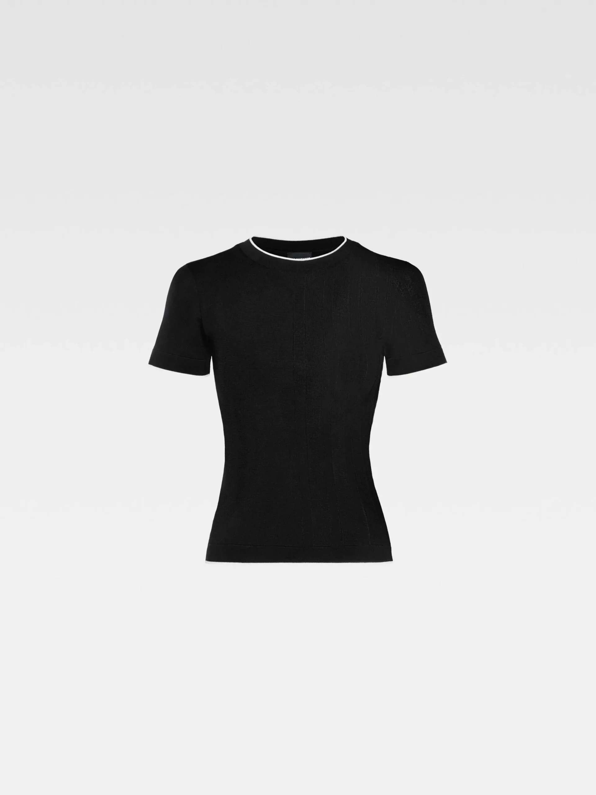 Best Jacquemus Het Tricot T-shirt Black