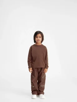 Discount Jacquemus Het T-shirt met lange mouwen voor kinderen DarkBrown