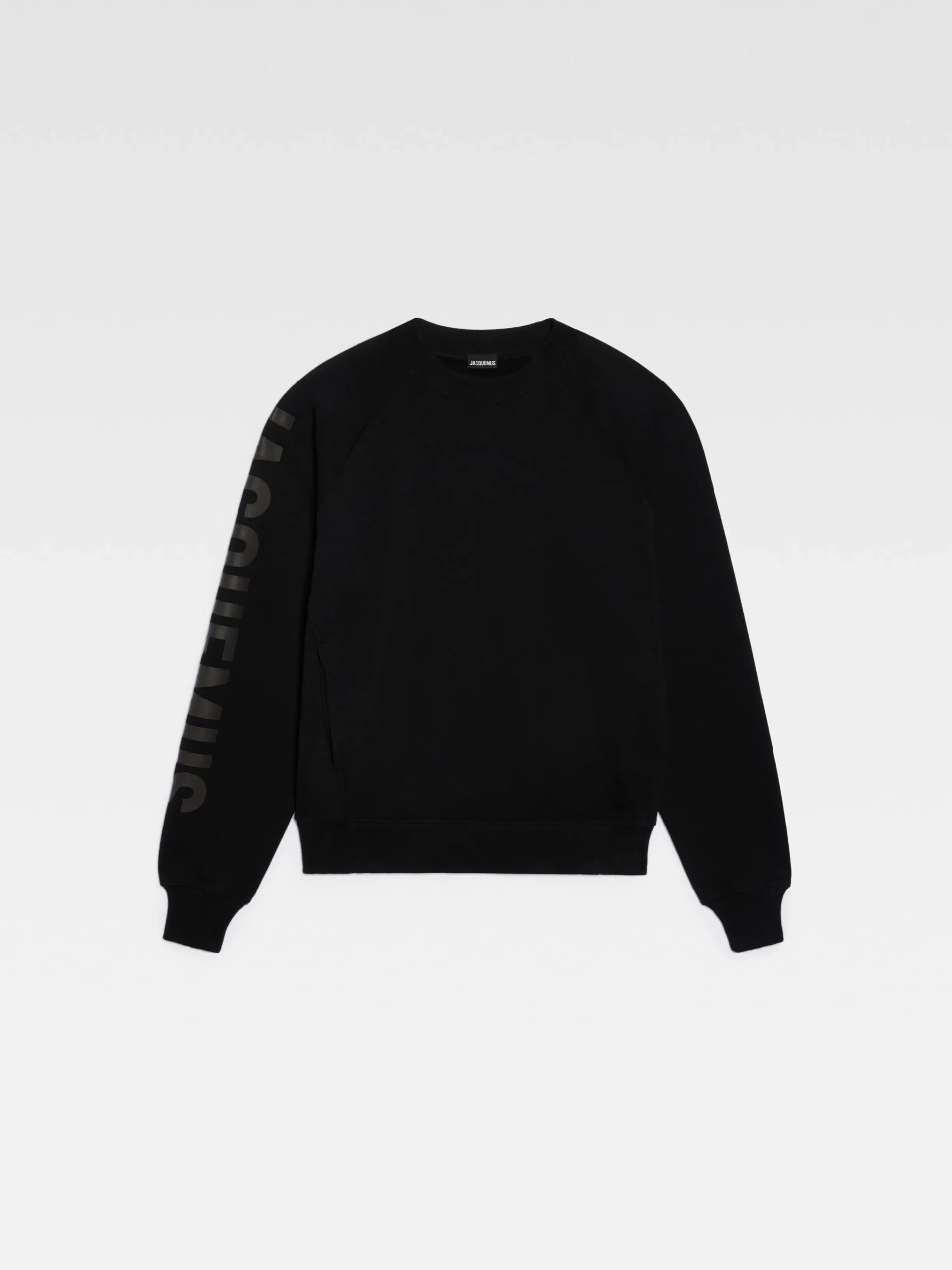 Discount Jacquemus Het Typo sweatshirt Black