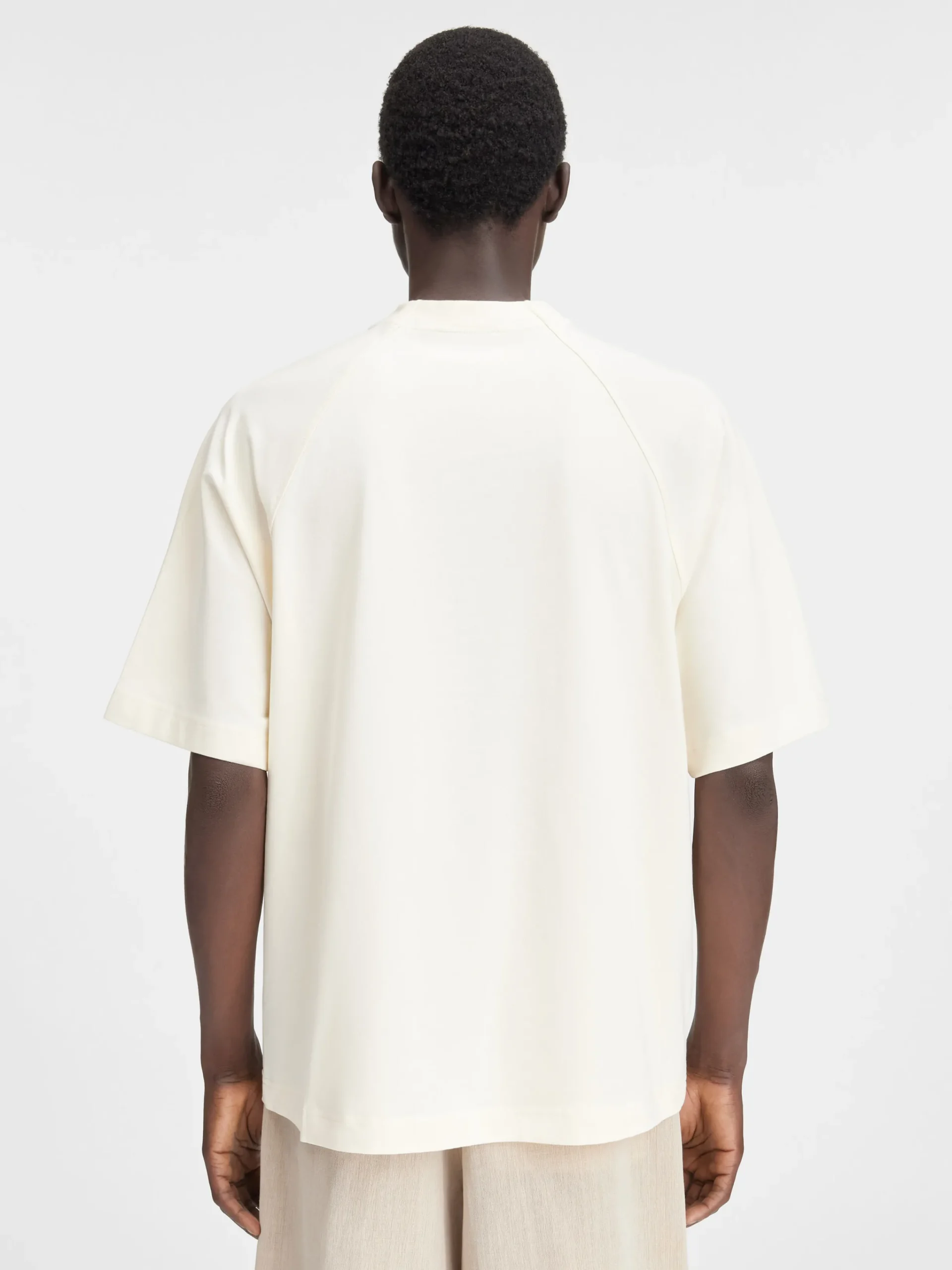 Best Jacquemus Het Typo T-shirt LightBeige