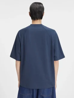 Outlet Jacquemus Het Typo T-shirt DarkNavy