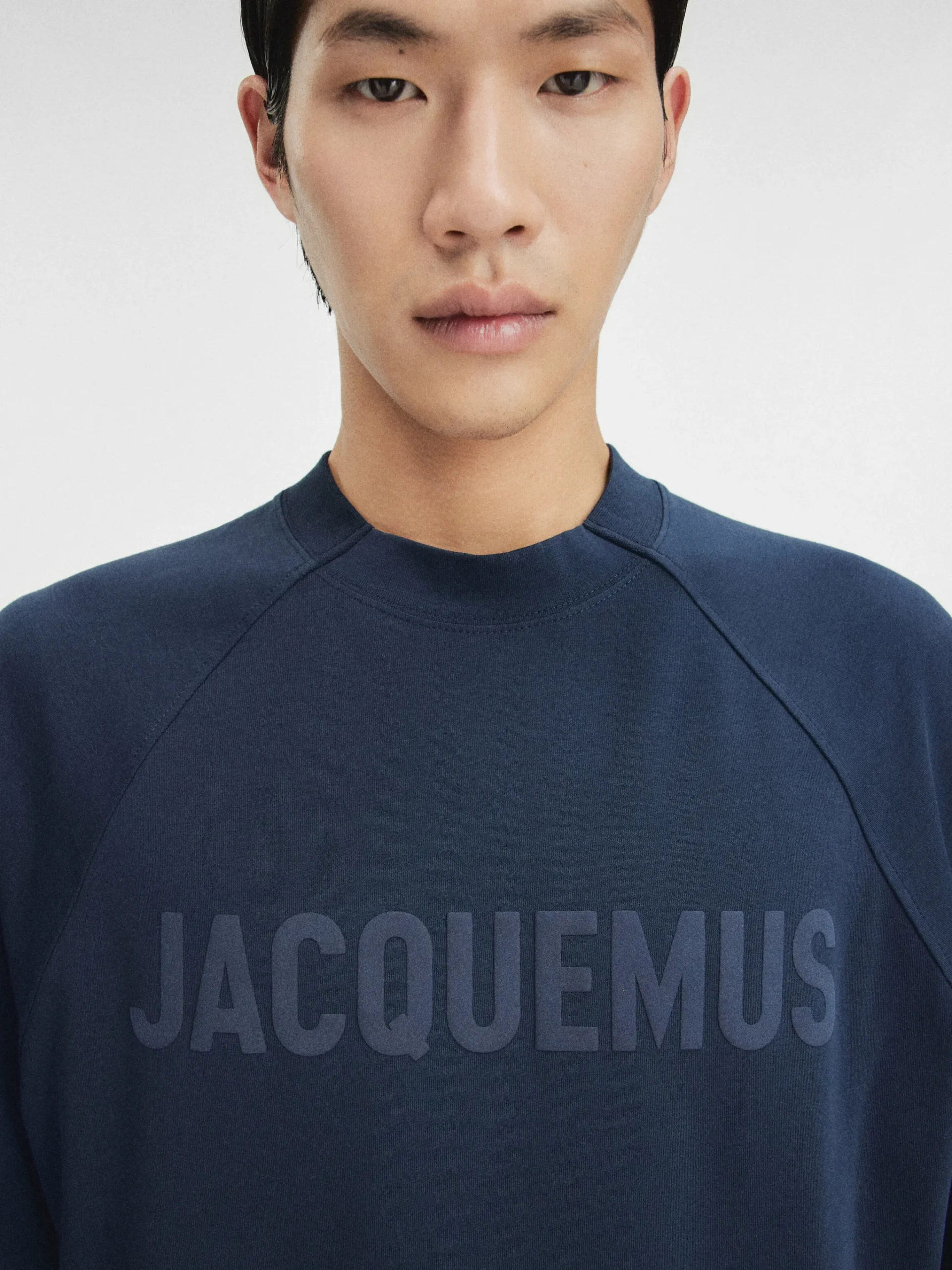 Outlet Jacquemus Het Typo T-shirt DarkNavy
