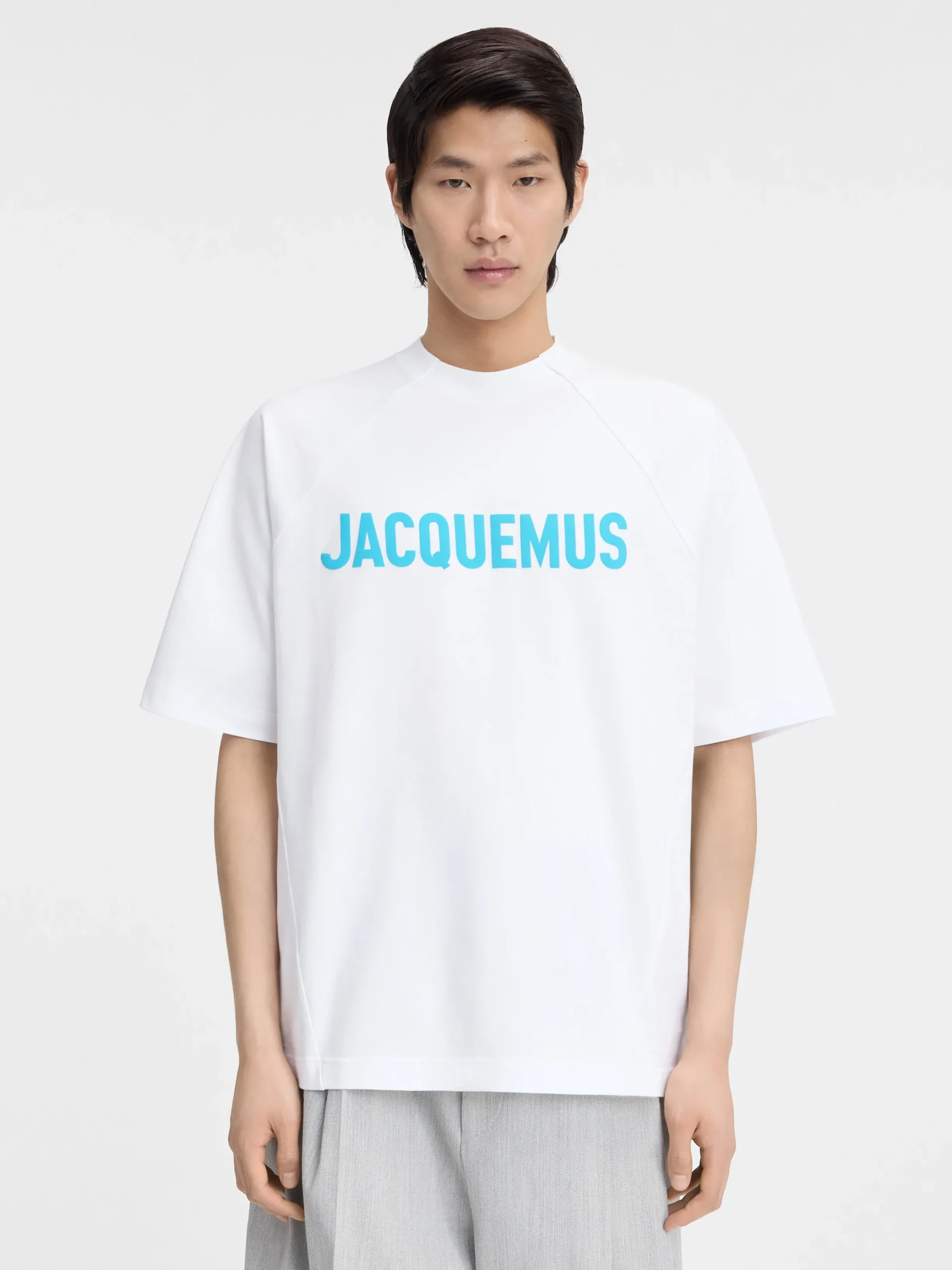 Hot Jacquemus Het Typo T-shirt Multi-White