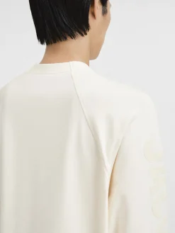 New Jacquemus Het Typo T-shirt met lange mouwen LightBeige