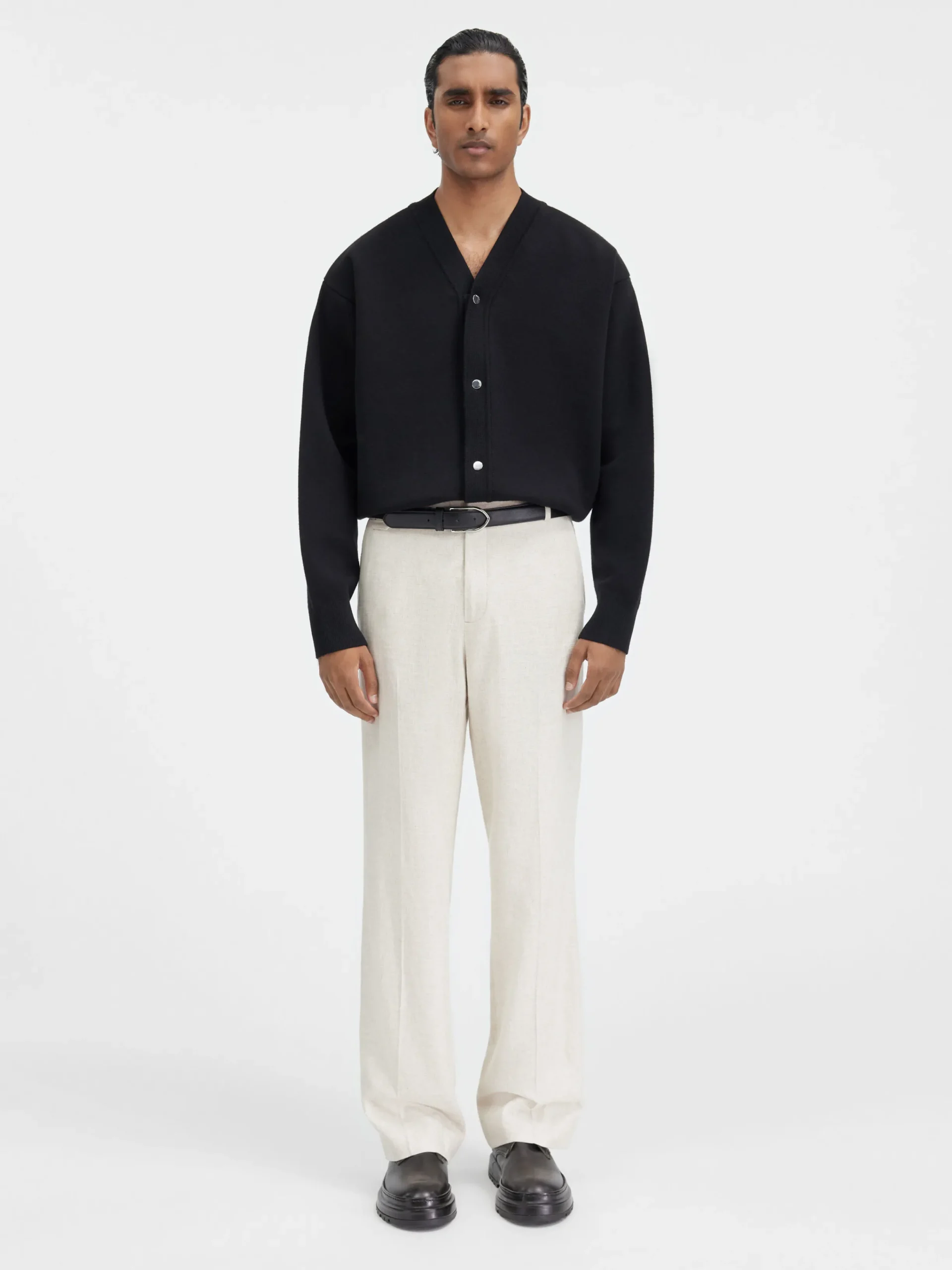 Best Jacquemus Het vest met knopen Black