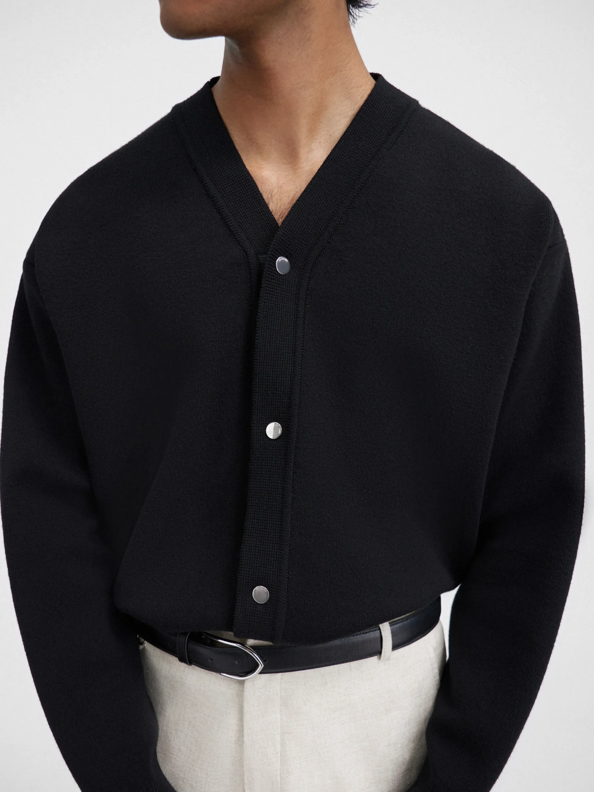 Best Jacquemus Het vest met knopen Black
