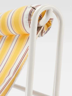 New Jacquemus Locus Solus fauteuil Gae Aulenti +Exteta StripesYellow