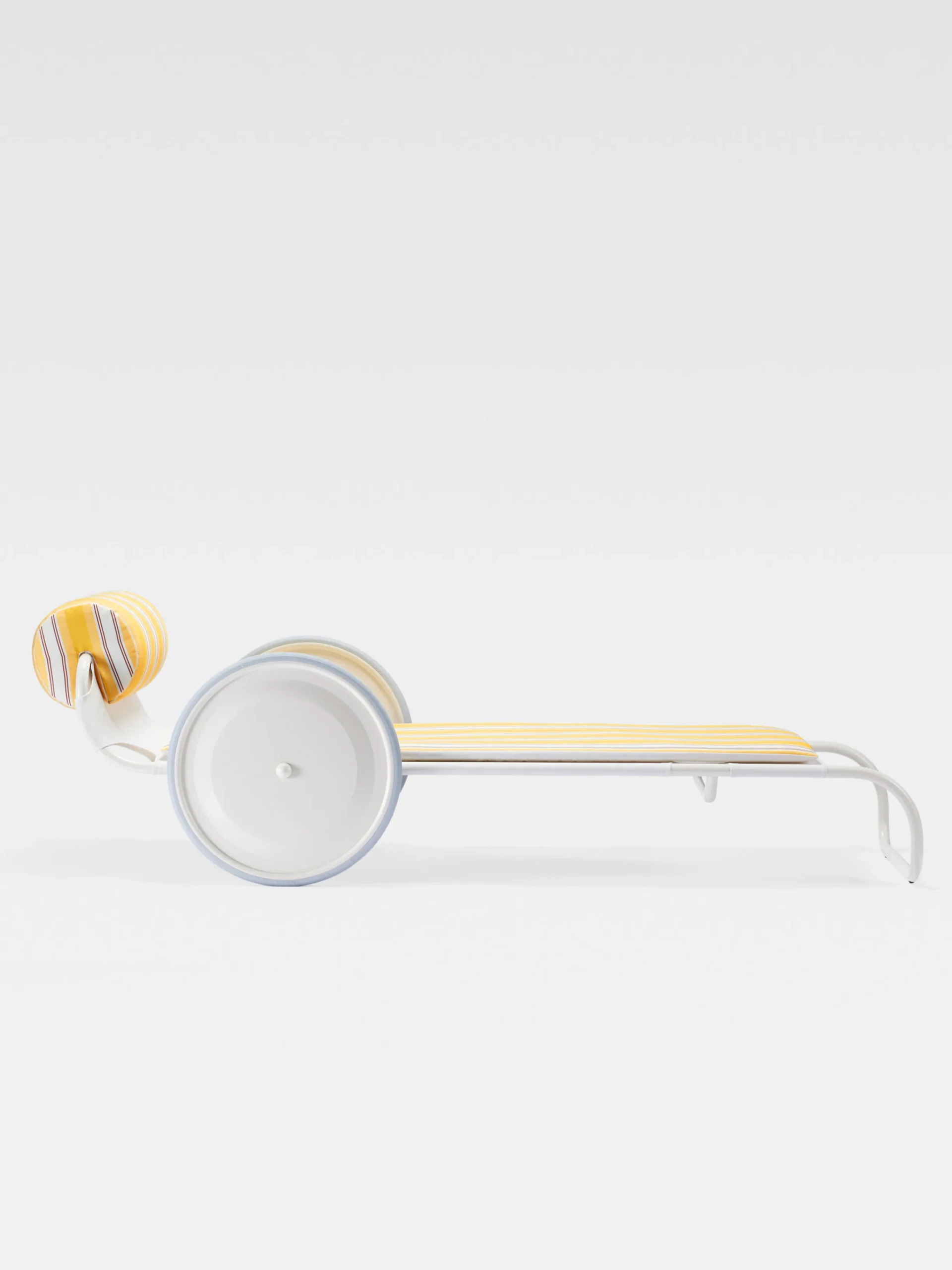 Outlet Jacquemus Locus Solus ligstoel Gae Aulenti +Exteta StripesYellow