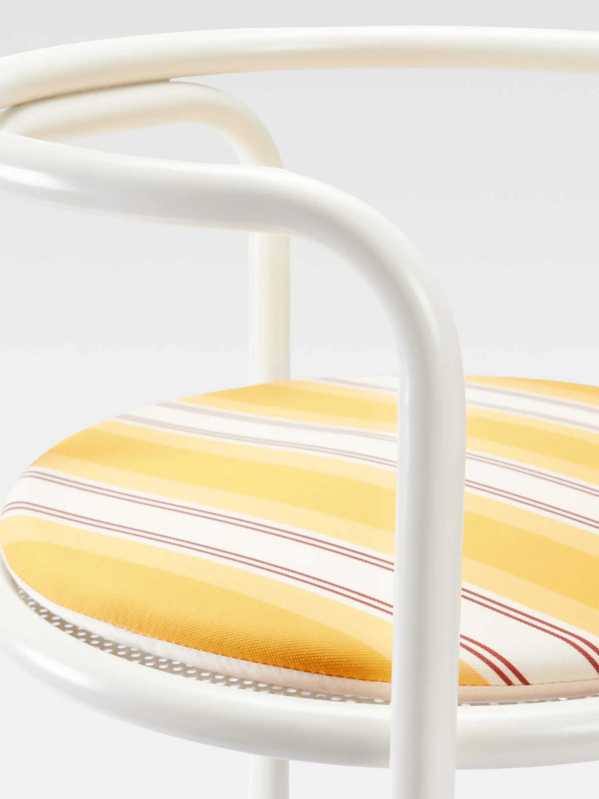 Best Jacquemus Locus Solus stoel Gae Aulenti +Exteta StripesYellow