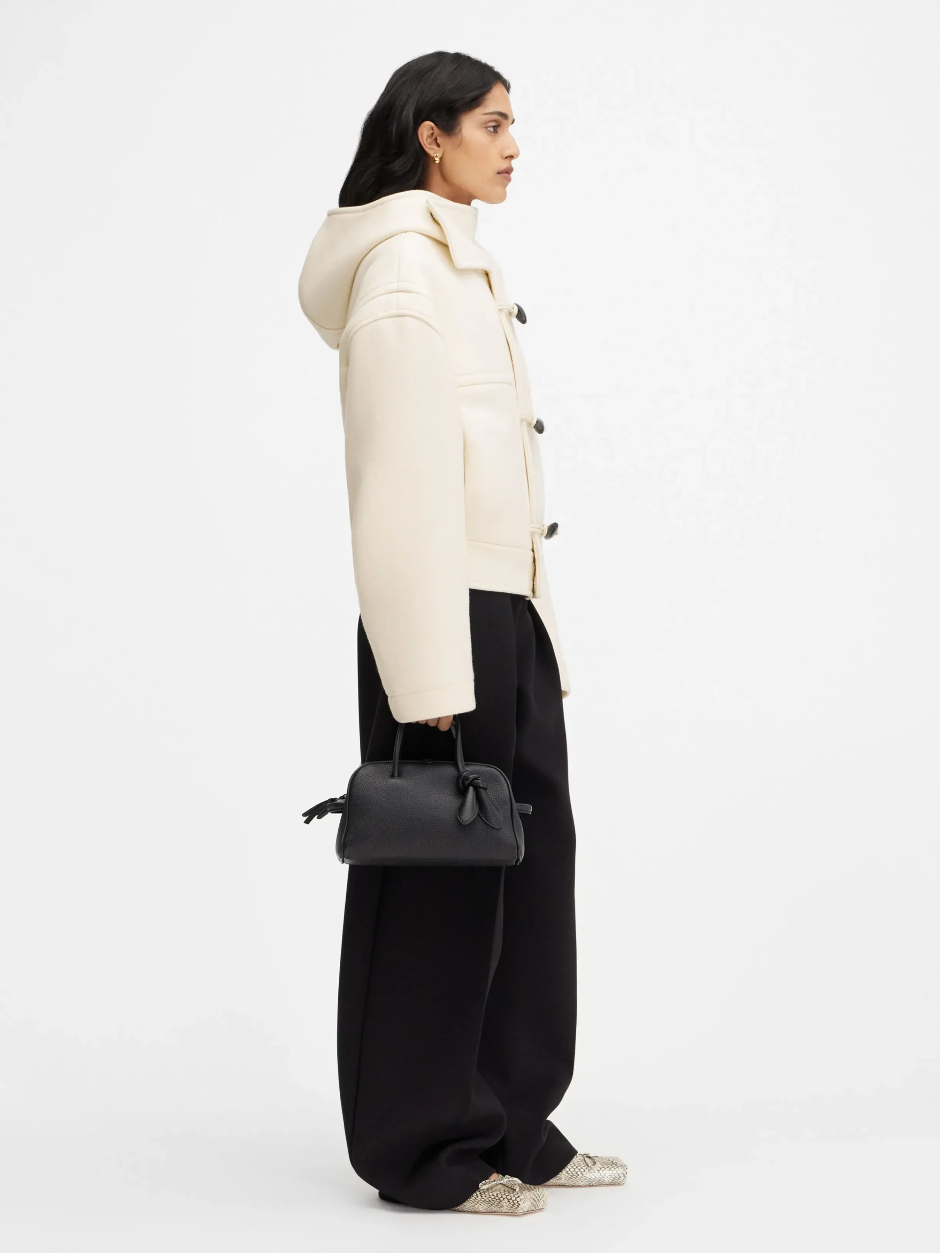 Sale Jacquemus The Cabana duffle coat Off-White