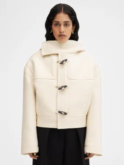 Sale Jacquemus The Cabana duffle coat Off-White