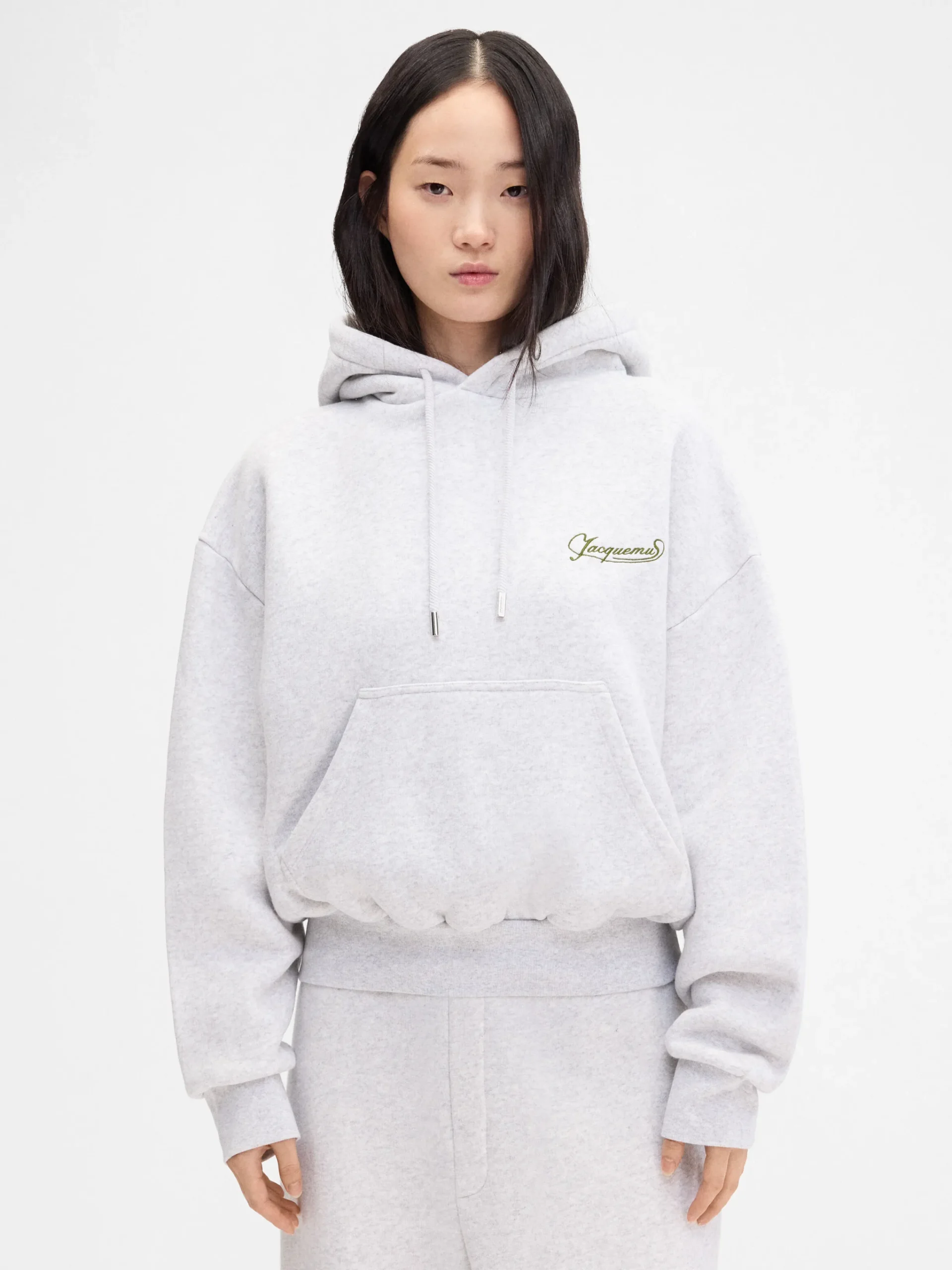 Online Jacquemus The Corto hoodie UniClubGrey