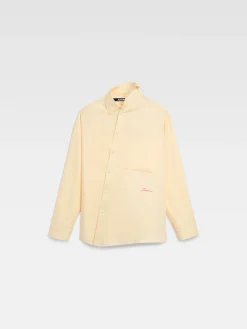 Outlet Jacquemus The Cuadro shirt LightYellow