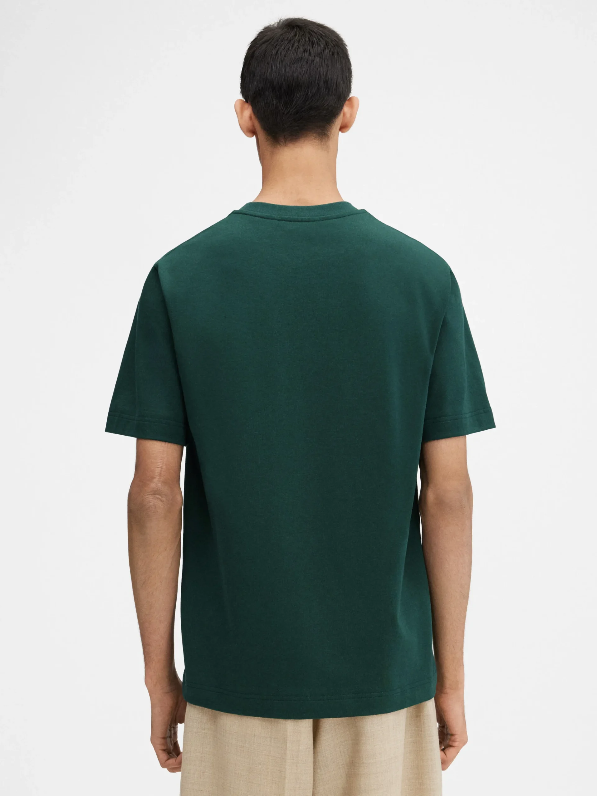 Fashion Jacquemus The Gros Grain t-shirt DarkGreen