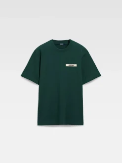 Fashion Jacquemus The Gros Grain t-shirt DarkGreen