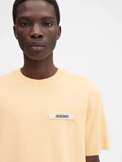 Discount Jacquemus The Gros Grain t-shirt LightBeige