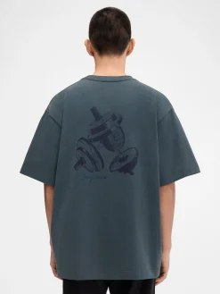 Sale Jacquemus The Haltères t-shirt AthleticClubNavy