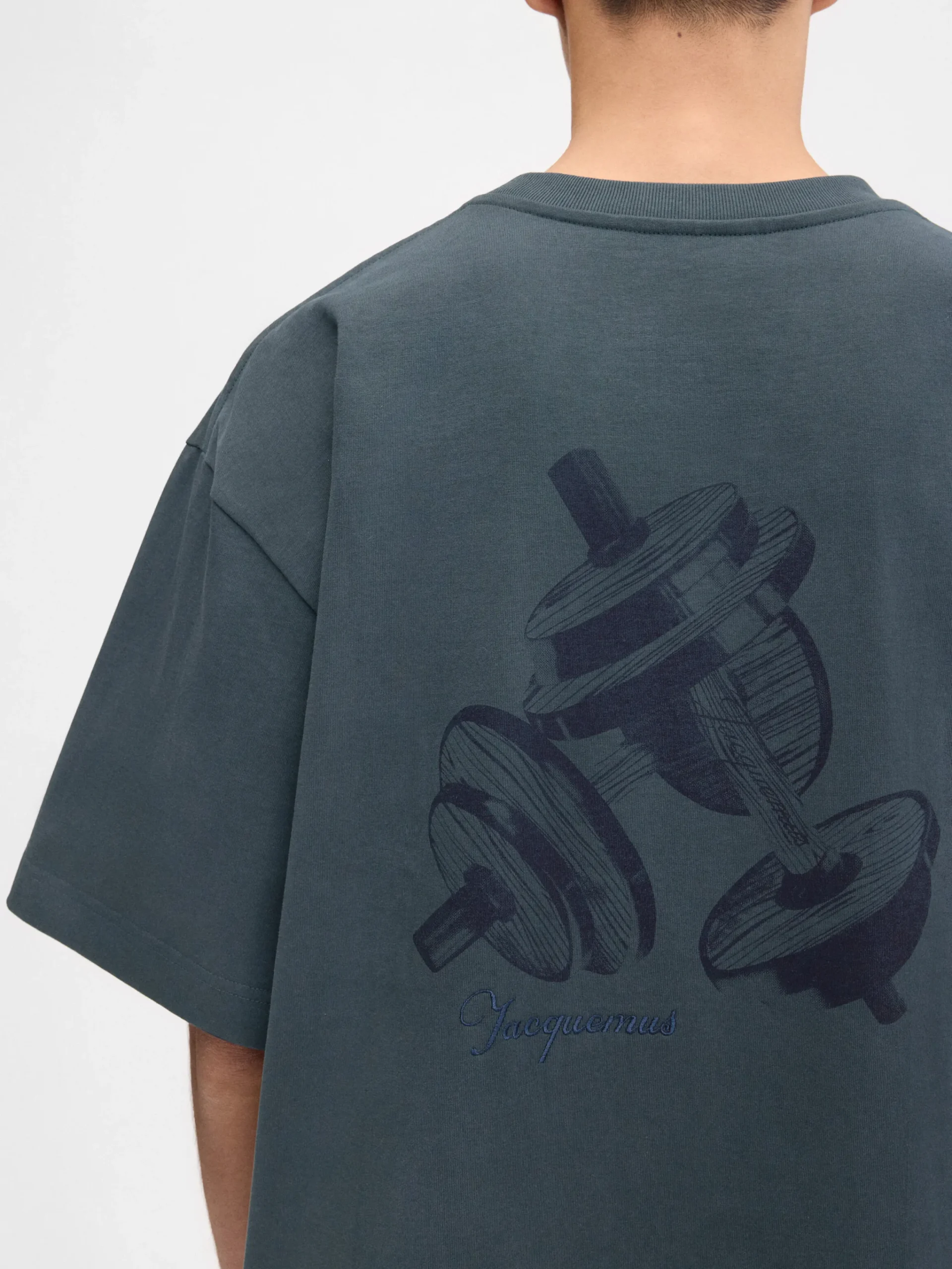 Sale Jacquemus The Haltères t-shirt AthleticClubNavy