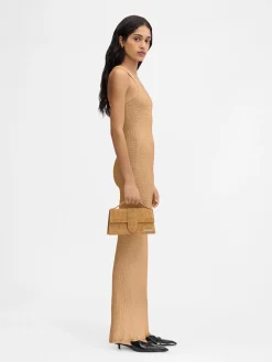 Sale Jacquemus The Scala dress Camel