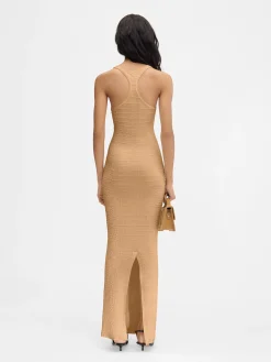 Sale Jacquemus The Scala dress Camel