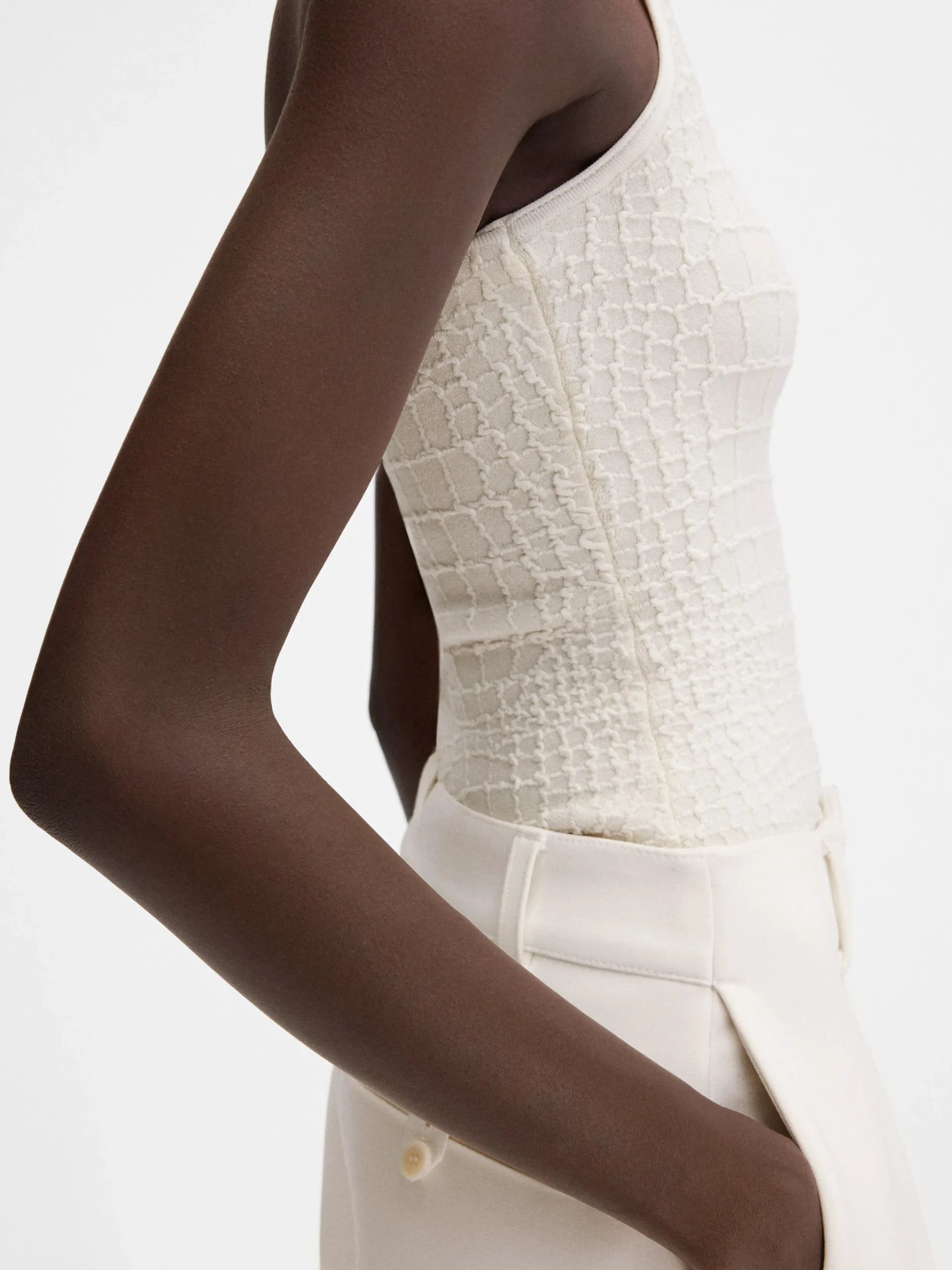 Outlet Jacquemus The Scala tank top Off-White