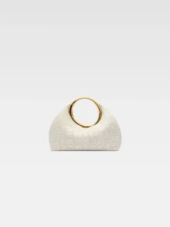 Hot Jacquemus The small Calino CrocoBeige