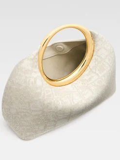 Hot Jacquemus The small Calino CrocoBeige